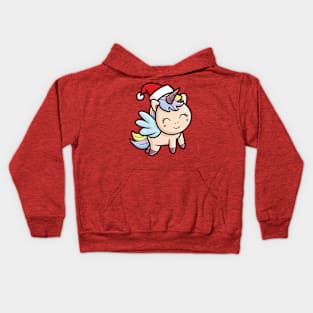 Cute Christmas Unicorn Kids Hoodie